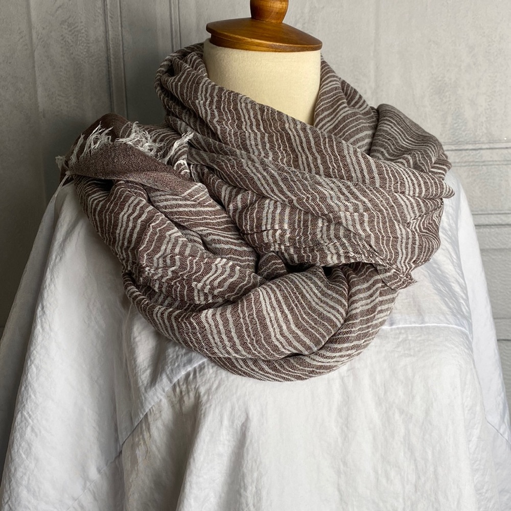 Striped Scarf Wrap